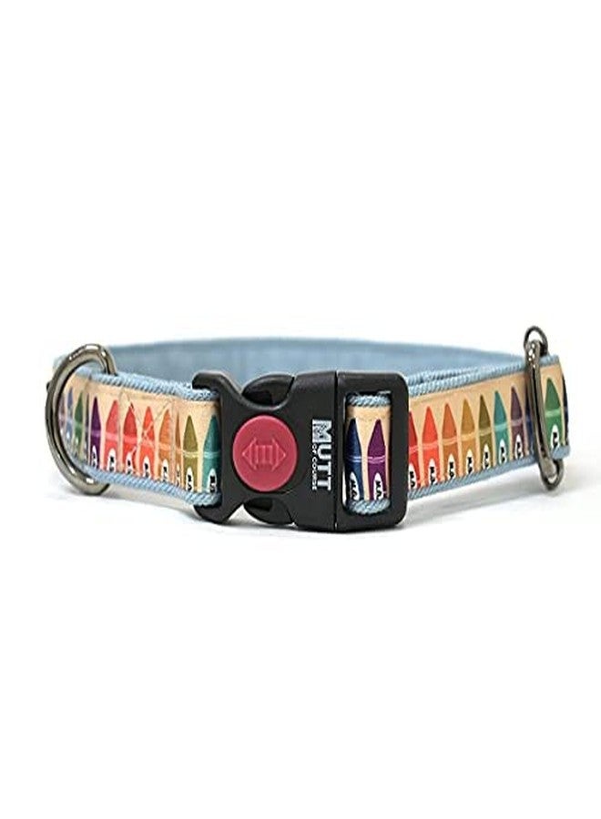 طوق كلب من ماركة Mutt of Course Woofy Colours (مقاس متوسط)